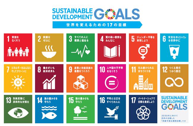 図1 SDGsの17の目標(出典:国際連合広報センター)