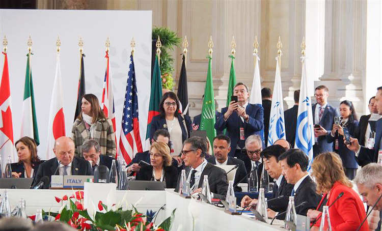イタリア・トリノで開かれたG7環境相会合の様子(経済産業省提供)