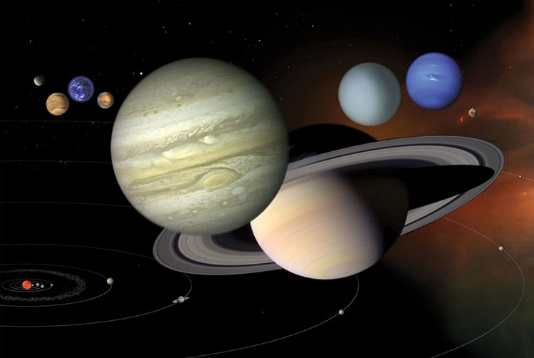 太陽や水金地火木土…の惑星だけでなく、小惑星などの小さな天体からも目が離せなくなる(NASA、米カリフォルニア工科大提供)