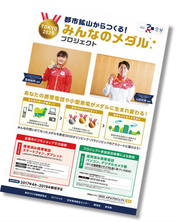 国民へ参加を促す周知ポスター (©Tokyo 2020)